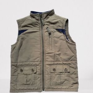 Carters Khaki green boys vest 5T